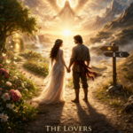 Carta Os Enamorados no Tarot simbolizando escolha e encruzilhada emocional