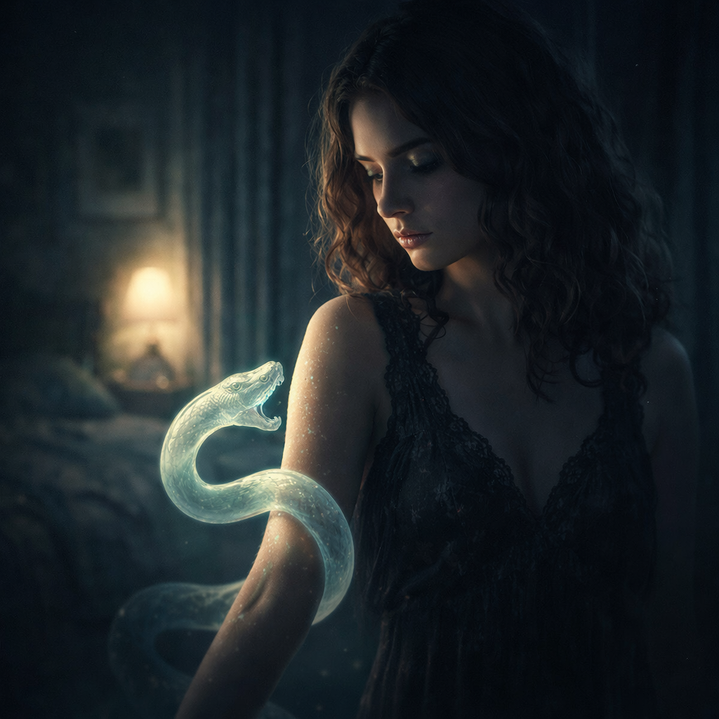 Sonhar com cobra mordendo significado espiritual e emocional