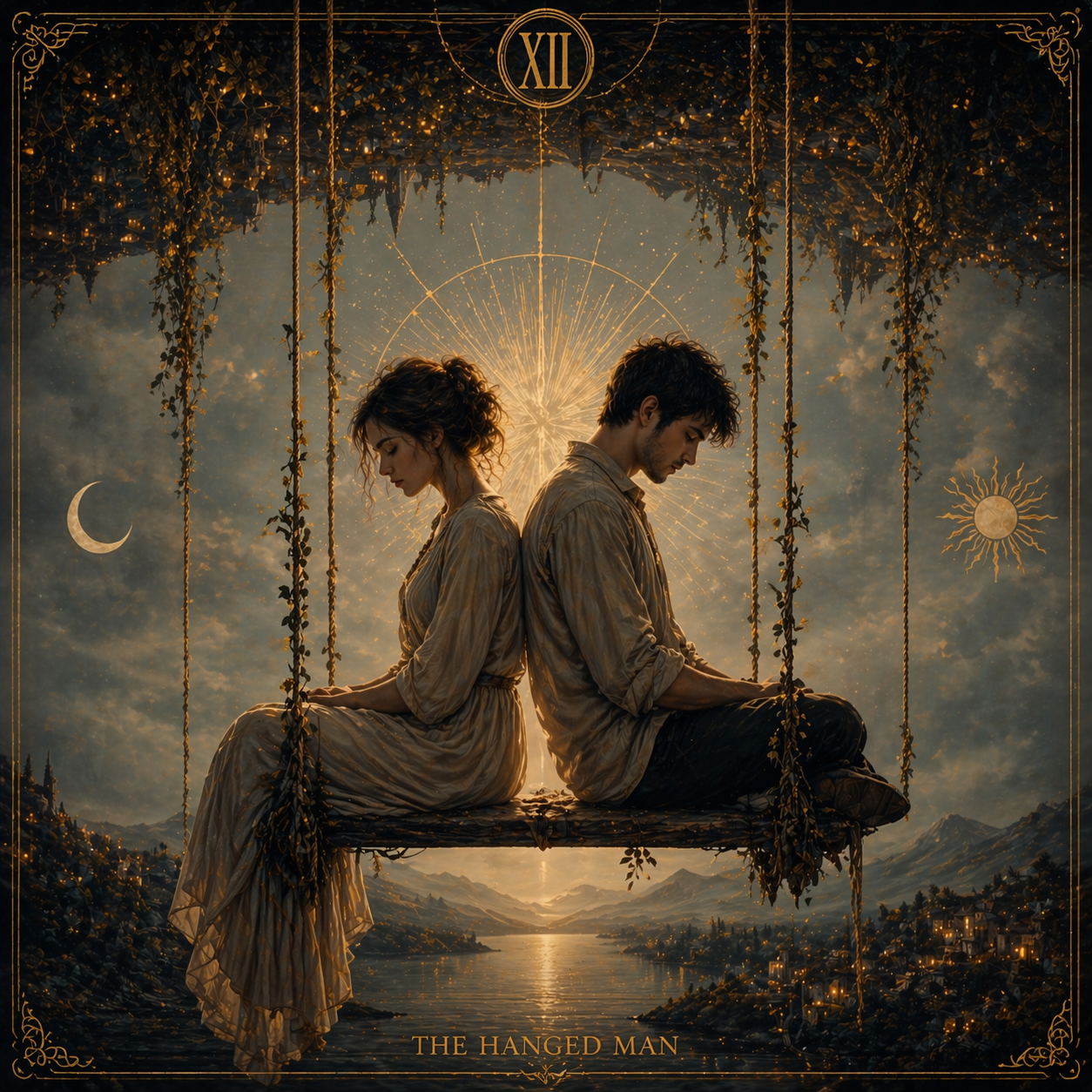 O Enforcado no Tarot no amor relação estagnada