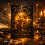 Roda da Fortuna no Tarot representando ciclos e mudanças inevitáveis