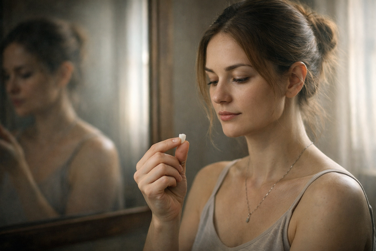 Sonhar com dente caindo sem dor e o significado emocional do desapego silencioso