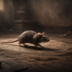 Sonhar com rato correndo simbolizando pensamentos repetitivos e ansiedade emocional