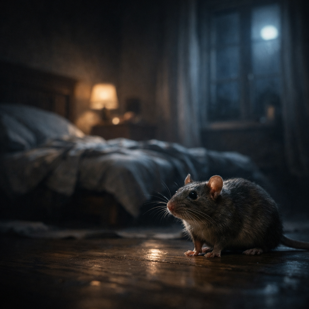 Sonhar com rato no quarto representação simbólica de invasão emocional