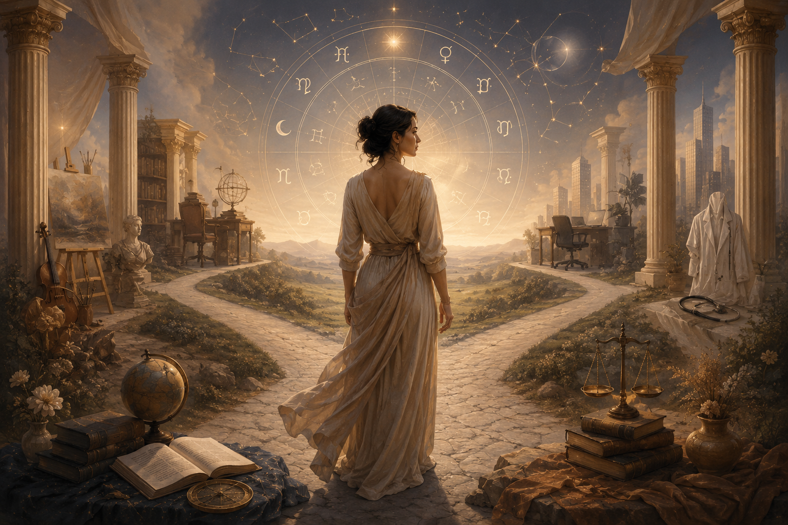 Casa 10 na Astrologia mostrando escolhas de carreira, vocação e direção de vida