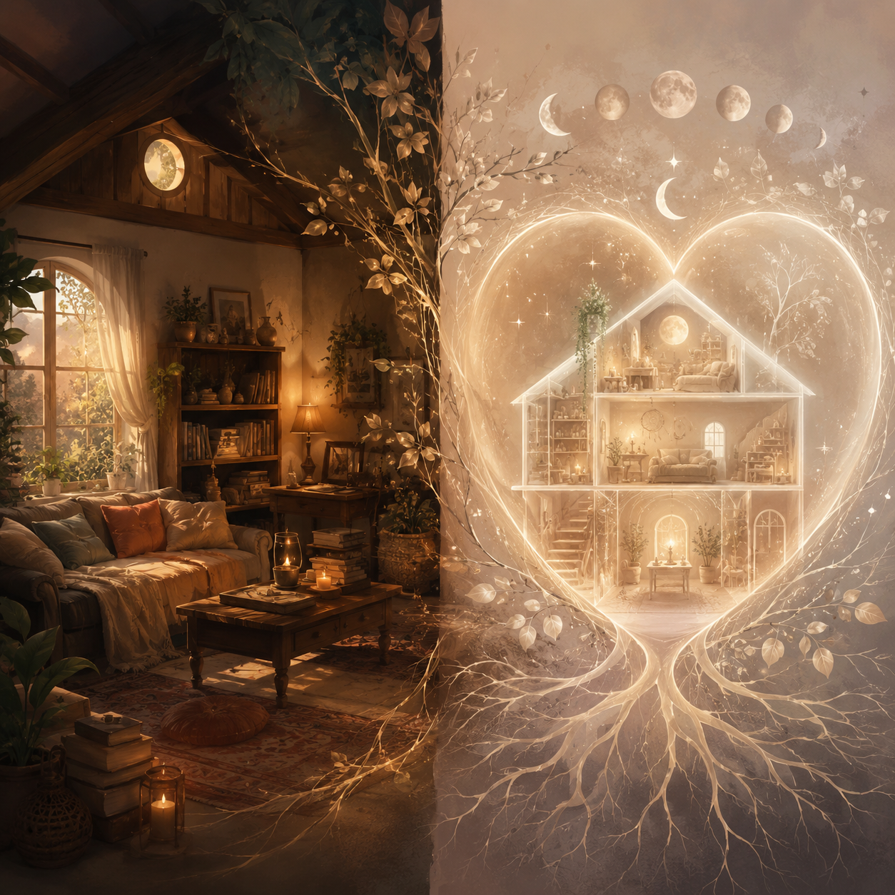 Casa física e casa emocional na interpretação da Casa 4 na Astrologia
