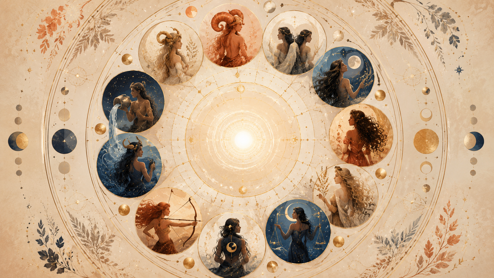 Signos na Casa 1 mostrando como o Ascendente colore a forma de aparecer