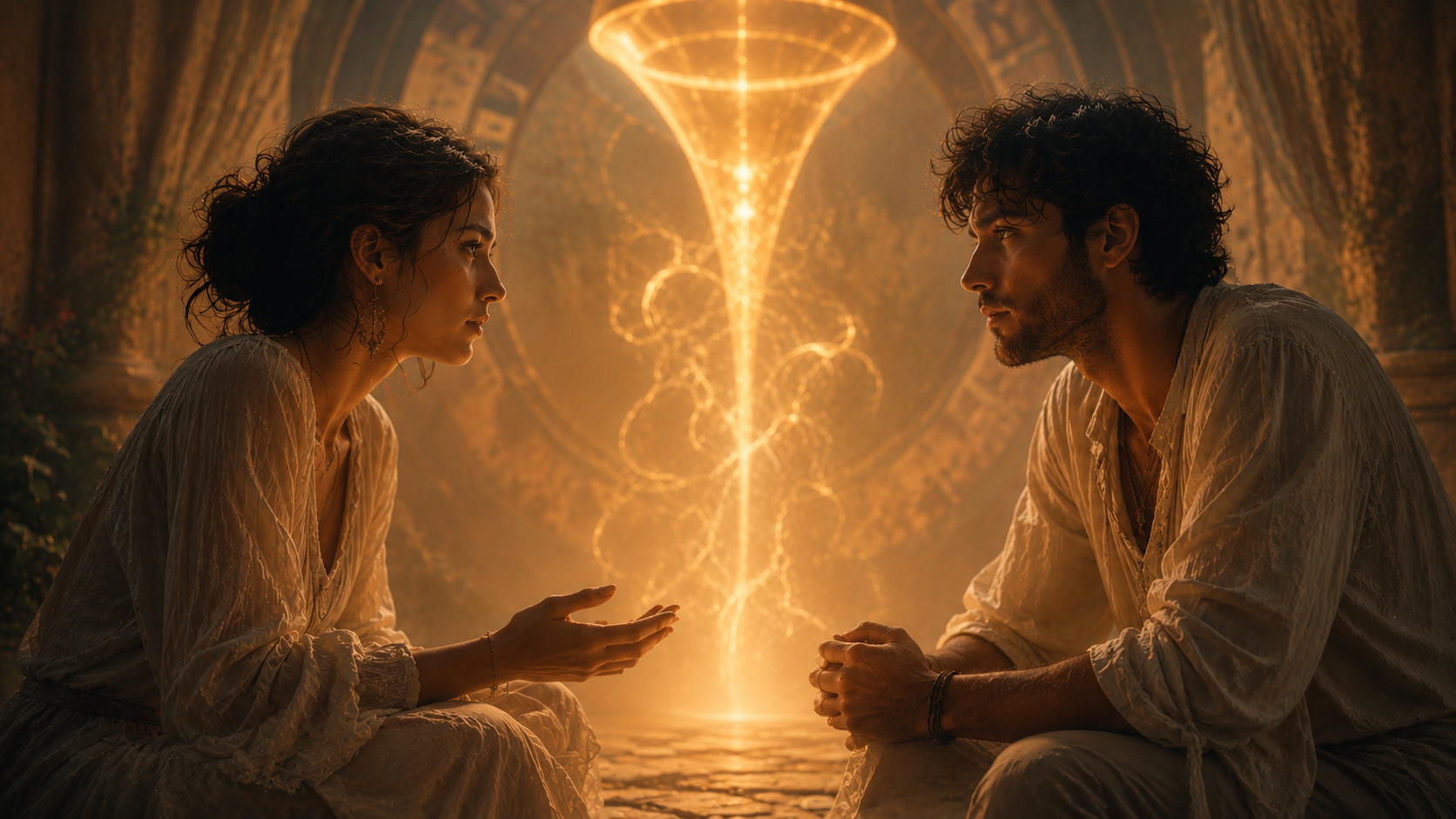 O Julgamento no amor indicando conversa, verdade afetiva e reconciliação consciente
