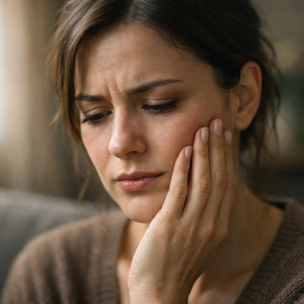 Sonhar com dente podre representando desgaste emocional e preocupação interna