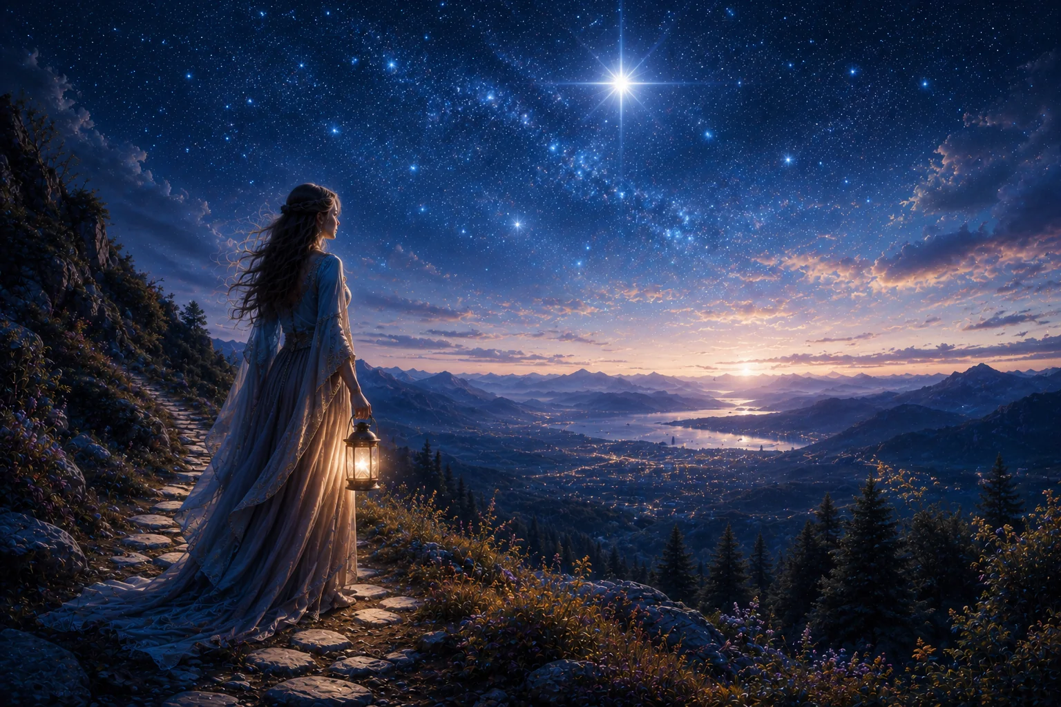 A Estrela no Tarot simbolizando inspiração profissional e clareza financeira