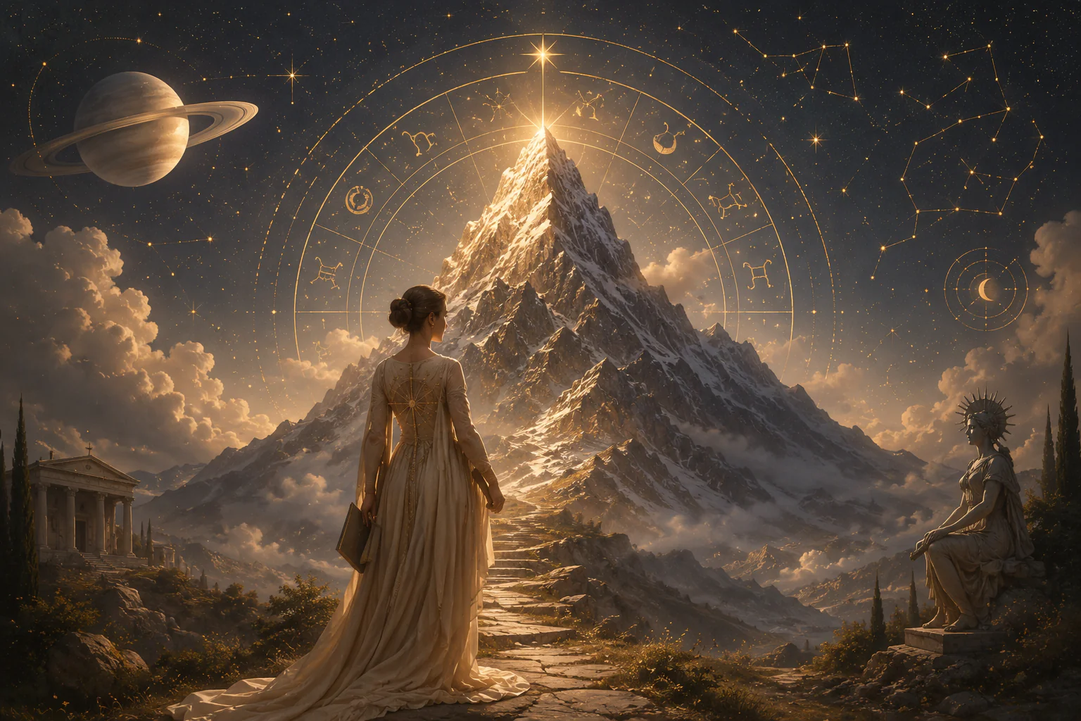 Casa 10 na Astrologia representando carreira, vocação, reconhecimento e imagem pública no mapa astral