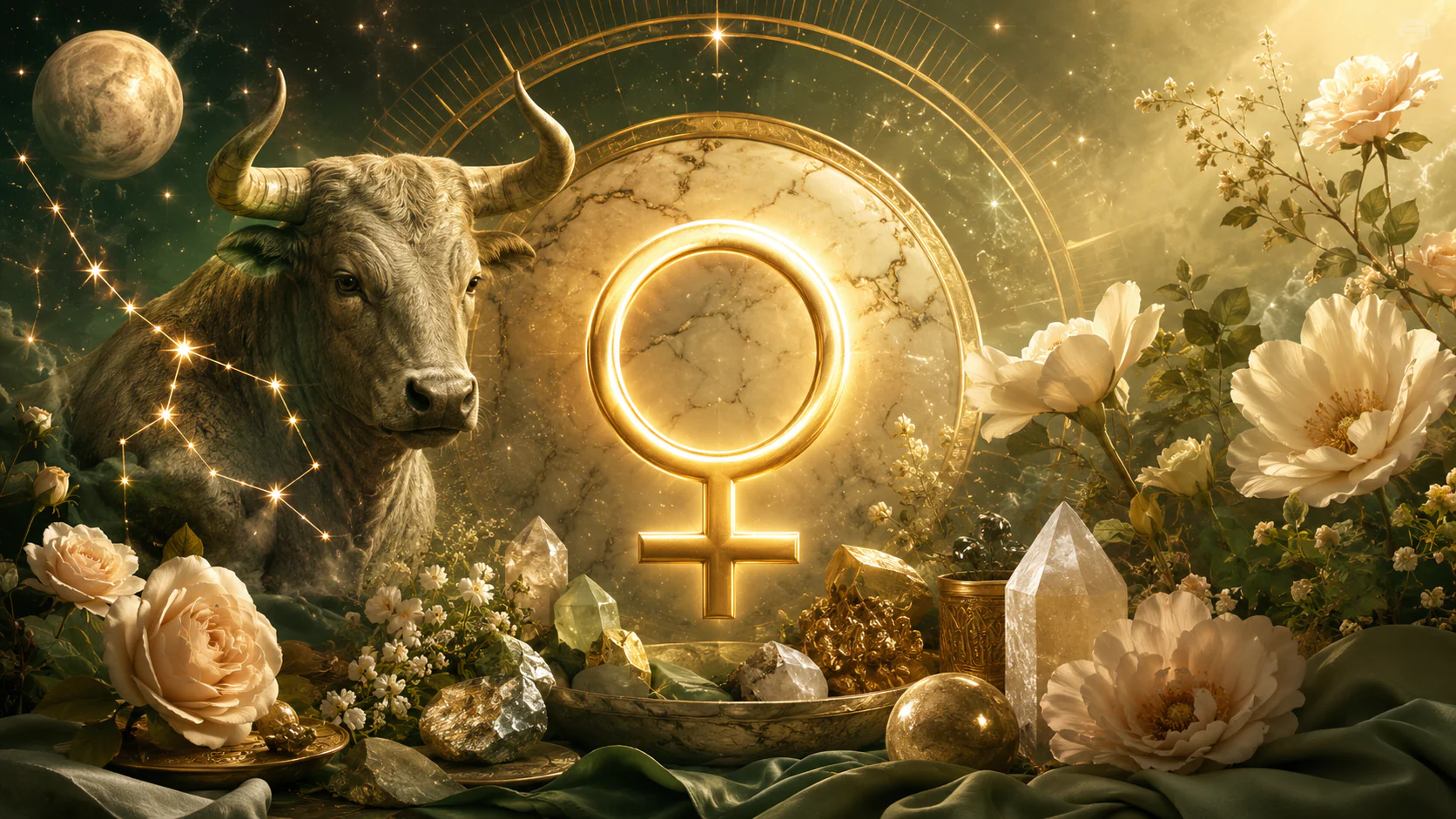 Touro e Vênus como símbolos da Casa 2 na Astrologia